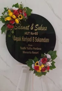 Papan Akrilik Ucapan Ulang Tahun Kabupaten Lumajang